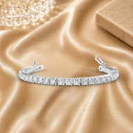F/vs Diamond Tennis Bracelet In Platinum - 2.00-10.00ct