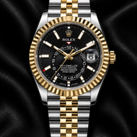 2022 Rolex sky dweller bi metal jubilee black dial