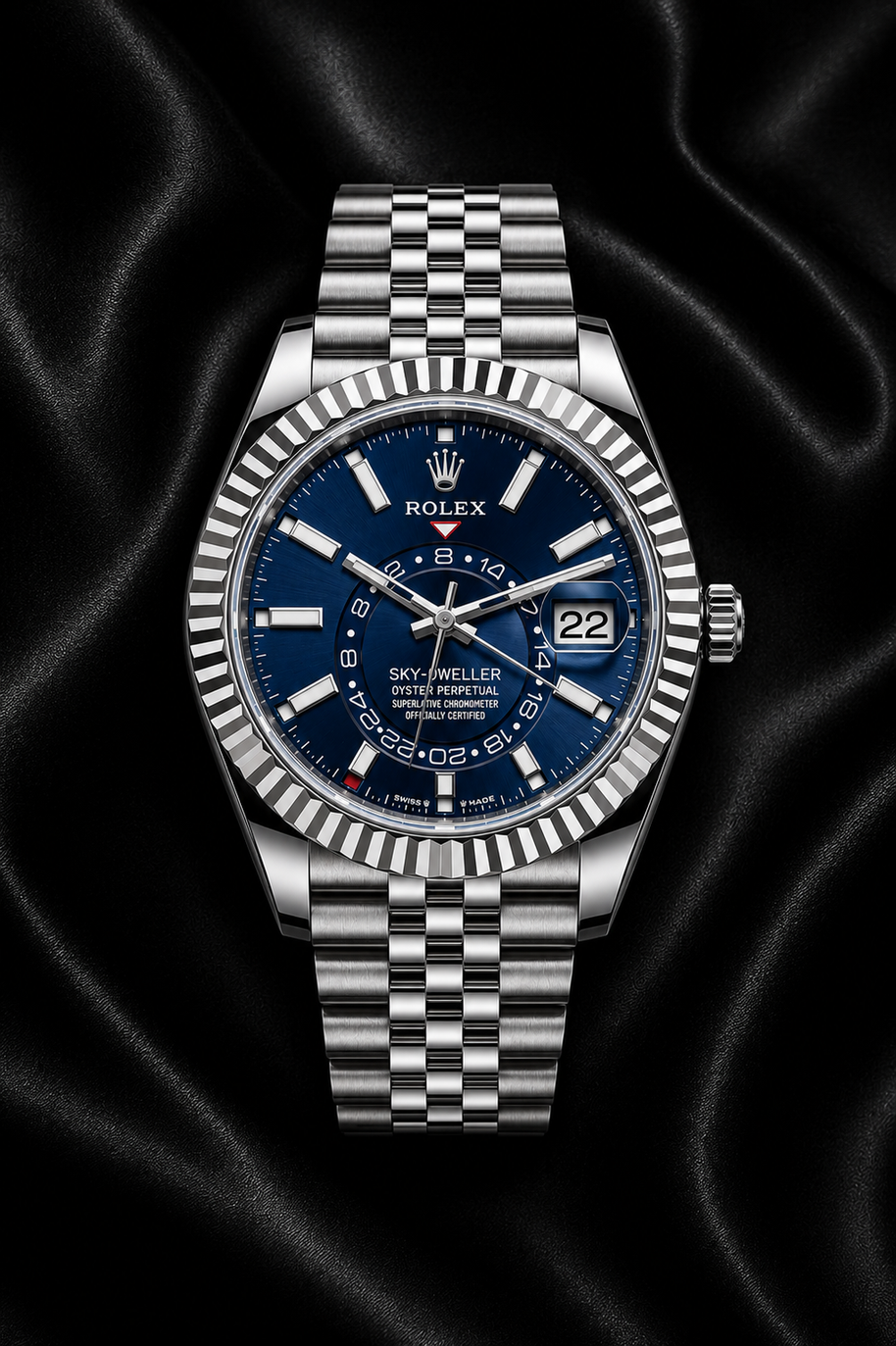 Rolex 2025 Sky-Dweller blue dial jubilee 336934 (Copy)