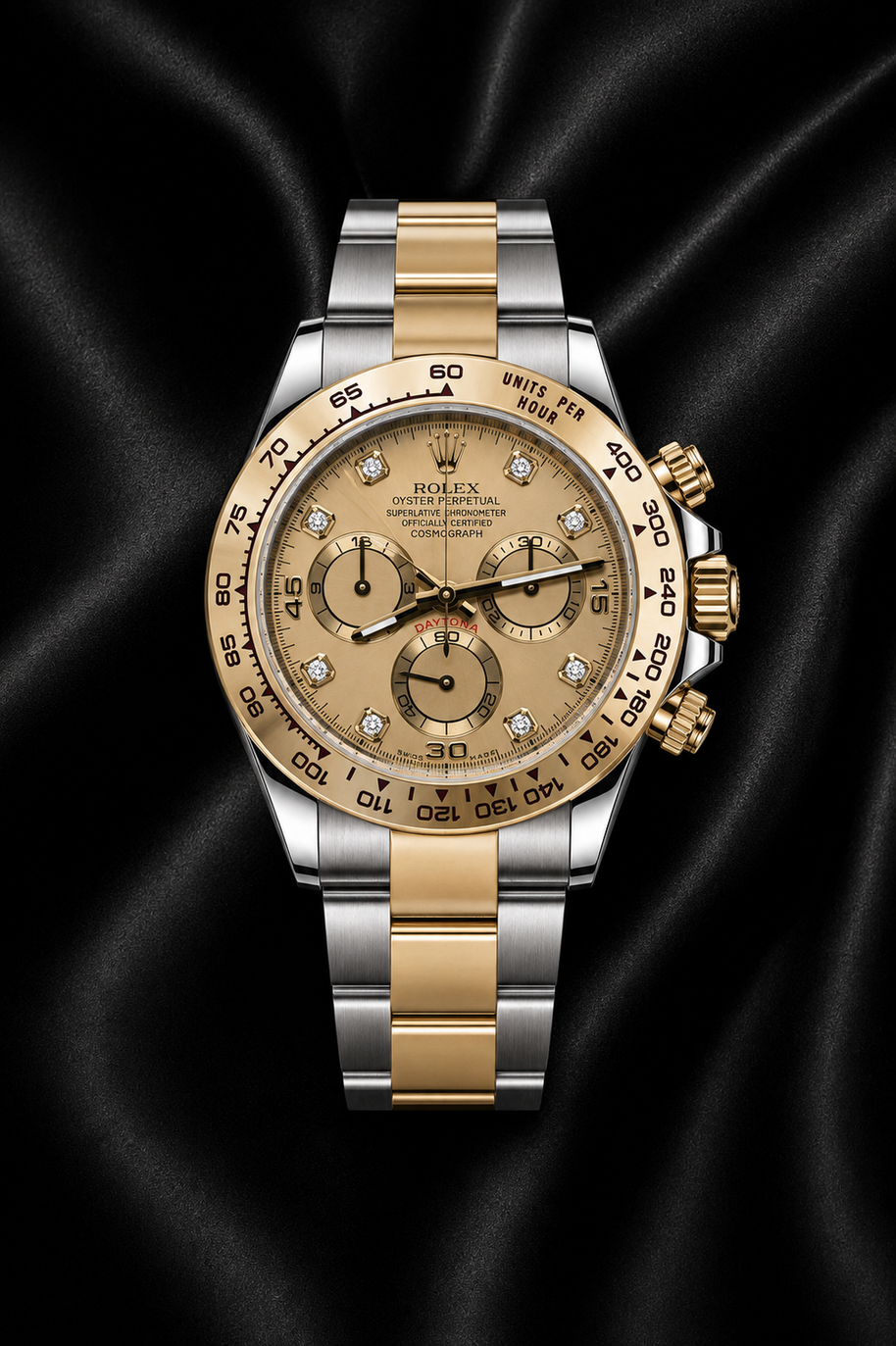 Rolex 2018 Cosmograph Daytona champagne diamond dial 116503
