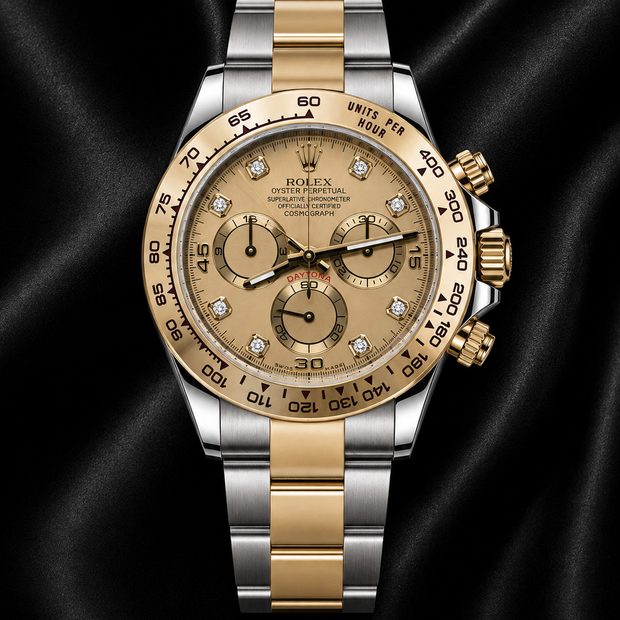 Rolex 2018 Cosmograph Daytona champagne diamond dial 116503